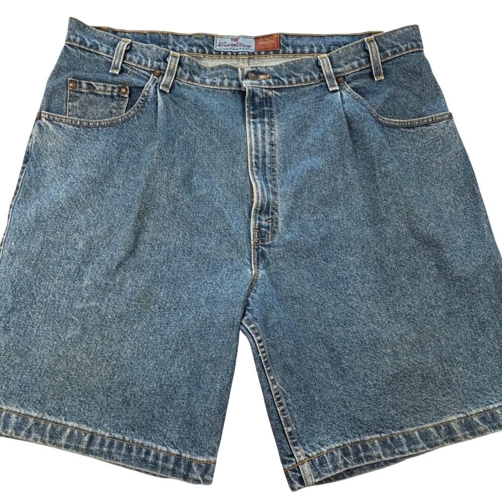 VTG 90s Made In USA Levi's  Orange Tab Jean Shorts Men's Size 40 Loose Fit